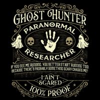 Ghost Hunter Ghost Hunting Halloween Paranormal Activity Backpack