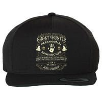 Ghost Hunter Ghost Hunting Halloween Paranormal Activity Wool Snapback Cap