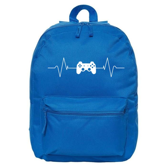 Gaming Heartbeat Gamer Gift Cute Gift 16 in Basic Backpack