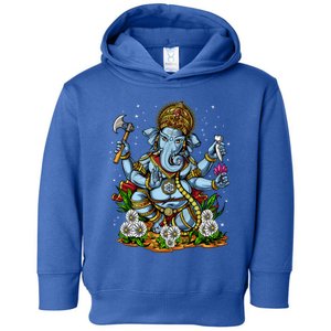 Ganesha Hindu God Elephant Spiritual Yoga Meditation Hippie Gift Toddler Hoodie