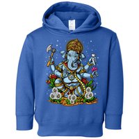 Ganesha Hindu God Elephant Spiritual Yoga Meditation Hippie Gift Toddler Hoodie