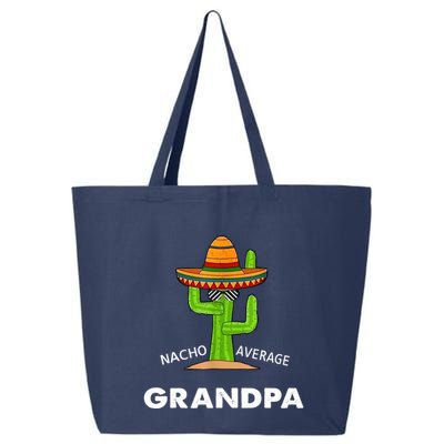 Grandpa Humor GiftsFunny Meme Saying Nacho Average Grandpa 25L Jumbo Tote