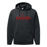 Gamer Heartbeat Performance Fleece Hoodie