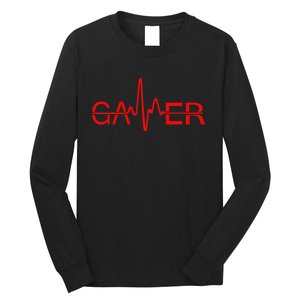 Gamer Heartbeat Long Sleeve Shirt