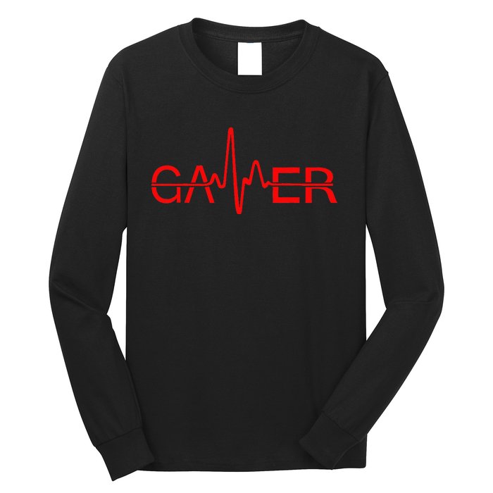 Gamer Heartbeat Long Sleeve Shirt