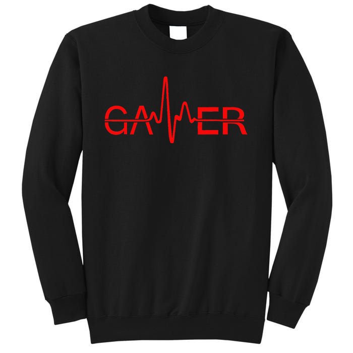 Gamer Heartbeat Tall Sweatshirt