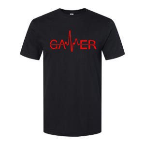 Gamer Heartbeat Softstyle CVC T-Shirt