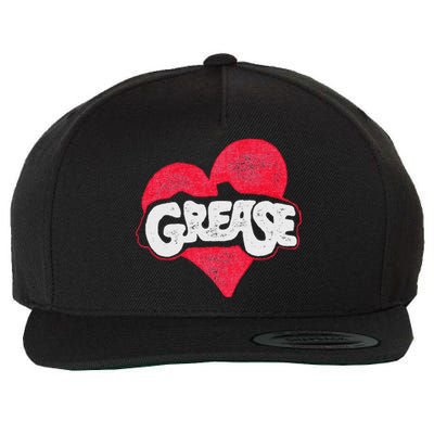 Grease Heart Wool Snapback Cap