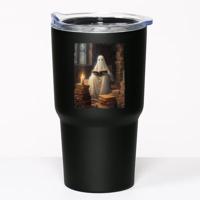 Gothic Halloween Ghost Reading Book Window Dark Academia Tumbler