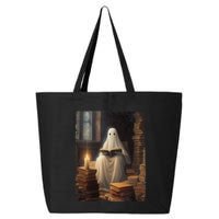 Gothic Halloween Ghost Reading Book Window Dark Academia 25L Jumbo Tote