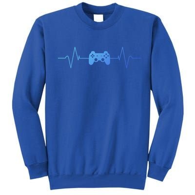 Gaming Heartbeat Gamer Gift Cute Gift Tall Sweatshirt