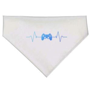 Gaming Heartbeat Gamer Gift Cute Gift USA-Made Doggie Bandana