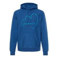 Grammie Heart Grandma Christmas MotherS Day Meaningful Gift Premium Hoodie