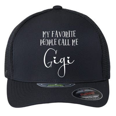 Gigi Heart Grandma Christmas Birthday MotherS Day Meaningful Gift Flexfit Unipanel Trucker Cap