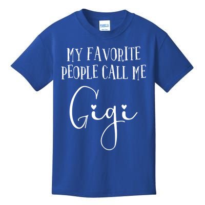 Gigi Heart Grandma Christmas Birthday MotherS Day Meaningful Gift Kids T-Shirt