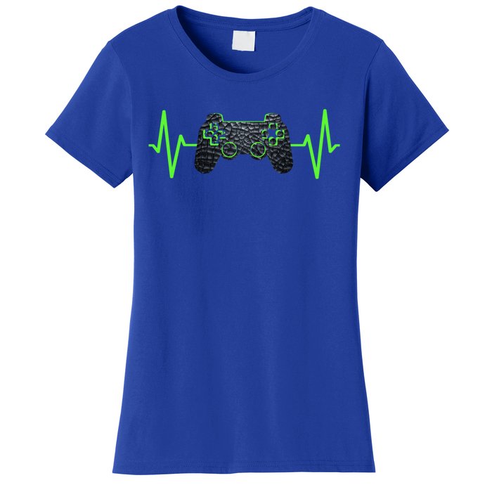 Gamer Heartbeat Gaming Video Games Ns Gift Women's T-Shirt