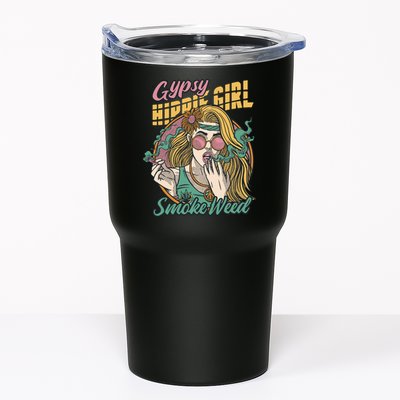 Gypsy Hippie Girl Smoke Weed Retro Tumbler