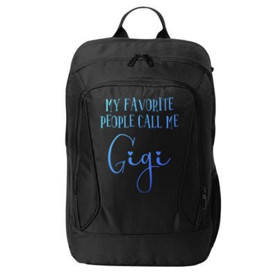 Gigi Heart Grandma Christmas Birthday MotherS Day Meaningful Gift City Backpack