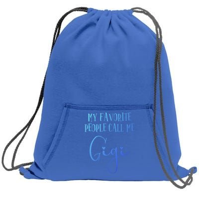 Gigi Heart Grandma Christmas Birthday MotherS Day Meaningful Gift Sweatshirt Cinch Pack Bag