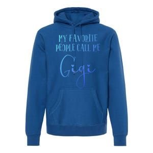 Gigi Heart Grandma Christmas Birthday MotherS Day Meaningful Gift Premium Hoodie