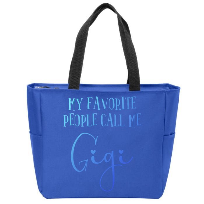 Gigi Heart Grandma Christmas Birthday MotherS Day Meaningful Gift Zip Tote Bag