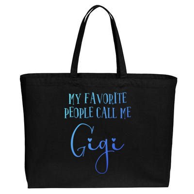 Gigi Heart Grandma Christmas Birthday MotherS Day Meaningful Gift Cotton Canvas Jumbo Tote