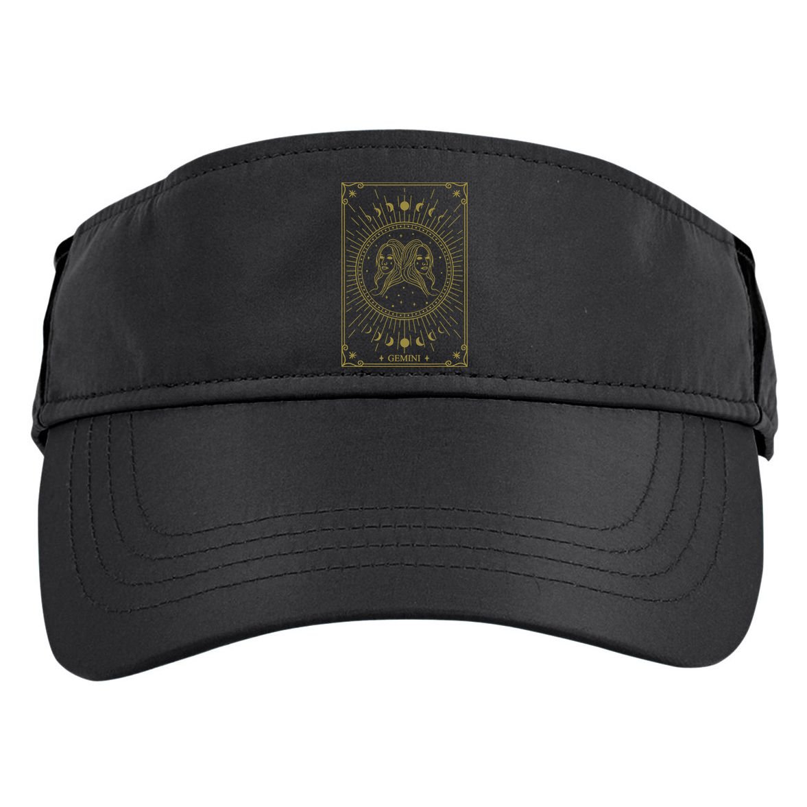 Gemini Horoscope Gemini Art Tee May June Birthday Gemini Adult Drive Performance Visor