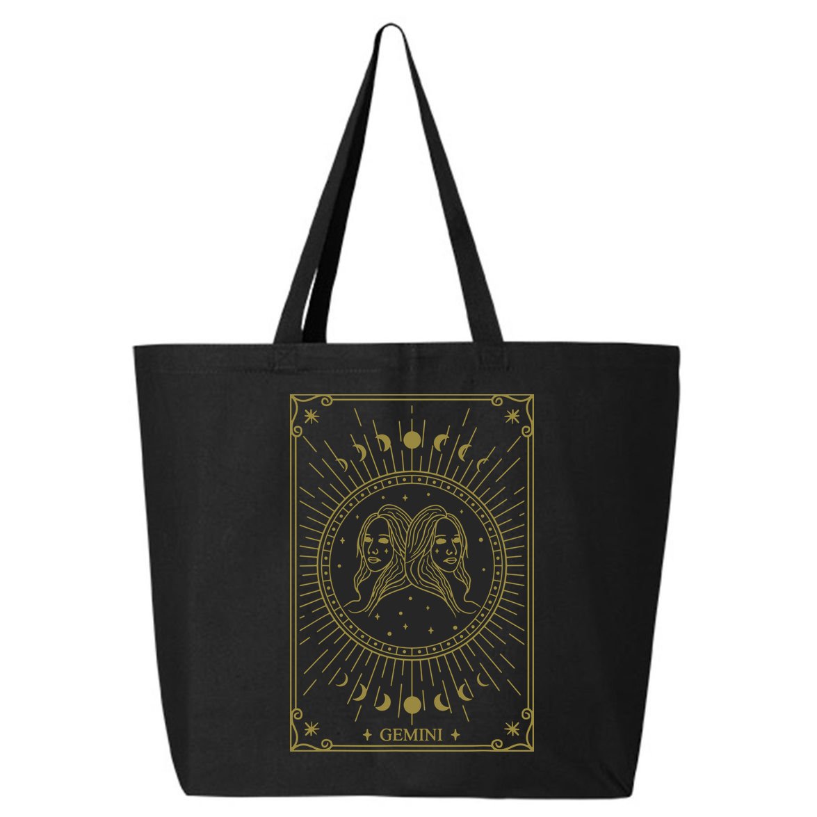 Gemini Horoscope Gemini Art Tee May June Birthday Gemini 25L Jumbo Tote