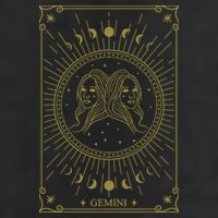 Gemini Horoscope Gemini Art Tee May June Birthday Gemini Golf Towel