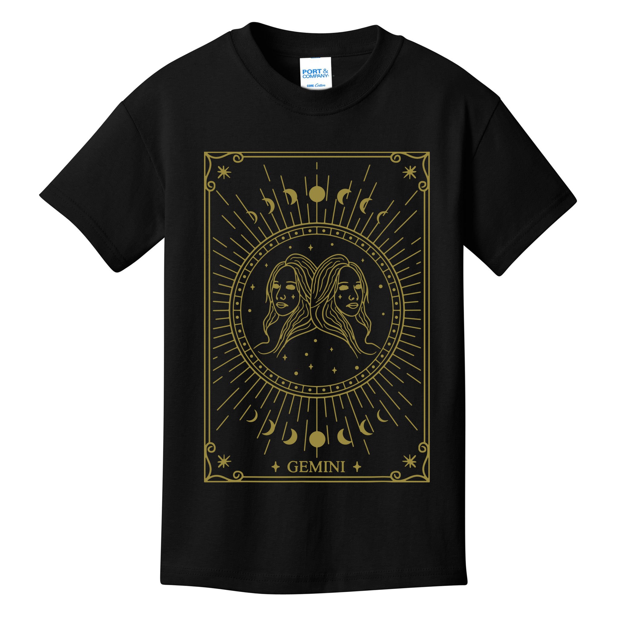 Gemini Horoscope Gemini Art Tee May June Birthday Gemini Kids T-Shirt