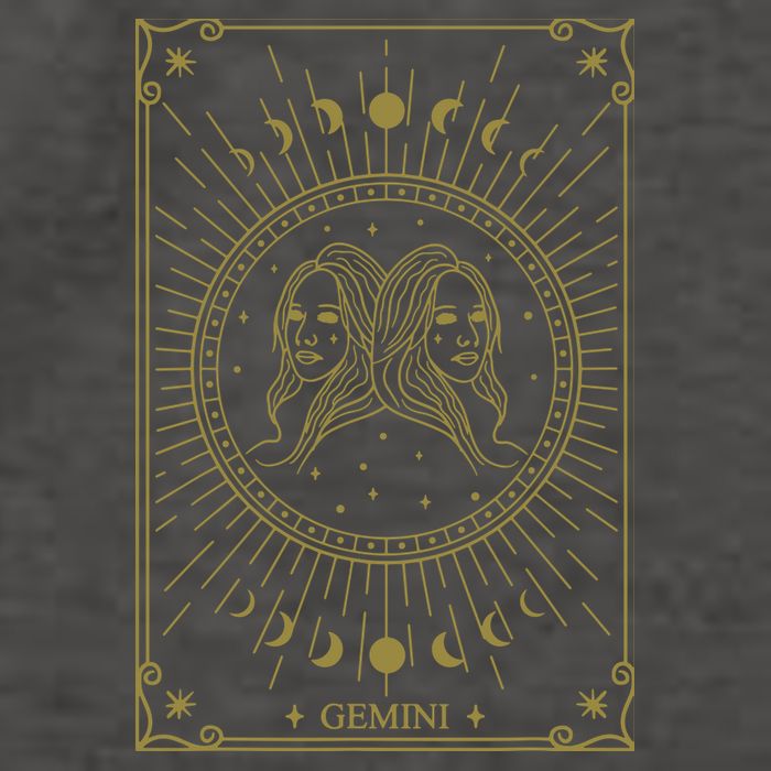 Gemini Horoscope Gemini Art Tee May June Birthday Gemini Vector Backpack