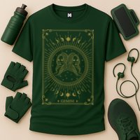 Gemini Horoscope Gemini Art Tee May June Birthday Gemini Performance Shirt