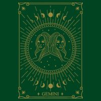 Gemini Horoscope Gemini Art Tee May June Birthday Gemini Performance Shirt
