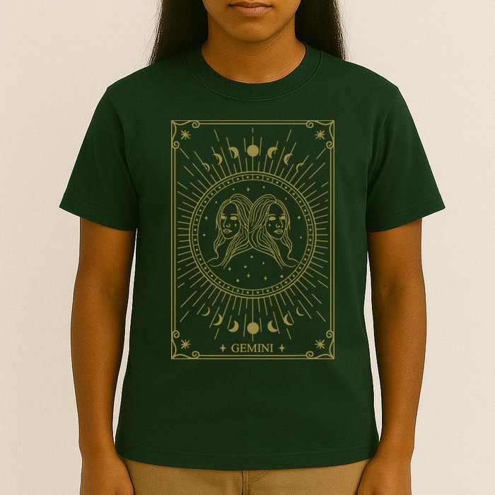 Gemini Horoscope Gemini Art Tee May June Birthday Gemini T-Shirt