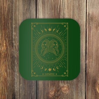 Gemini Horoscope Gemini Art Tee May June Birthday Gemini Coaster