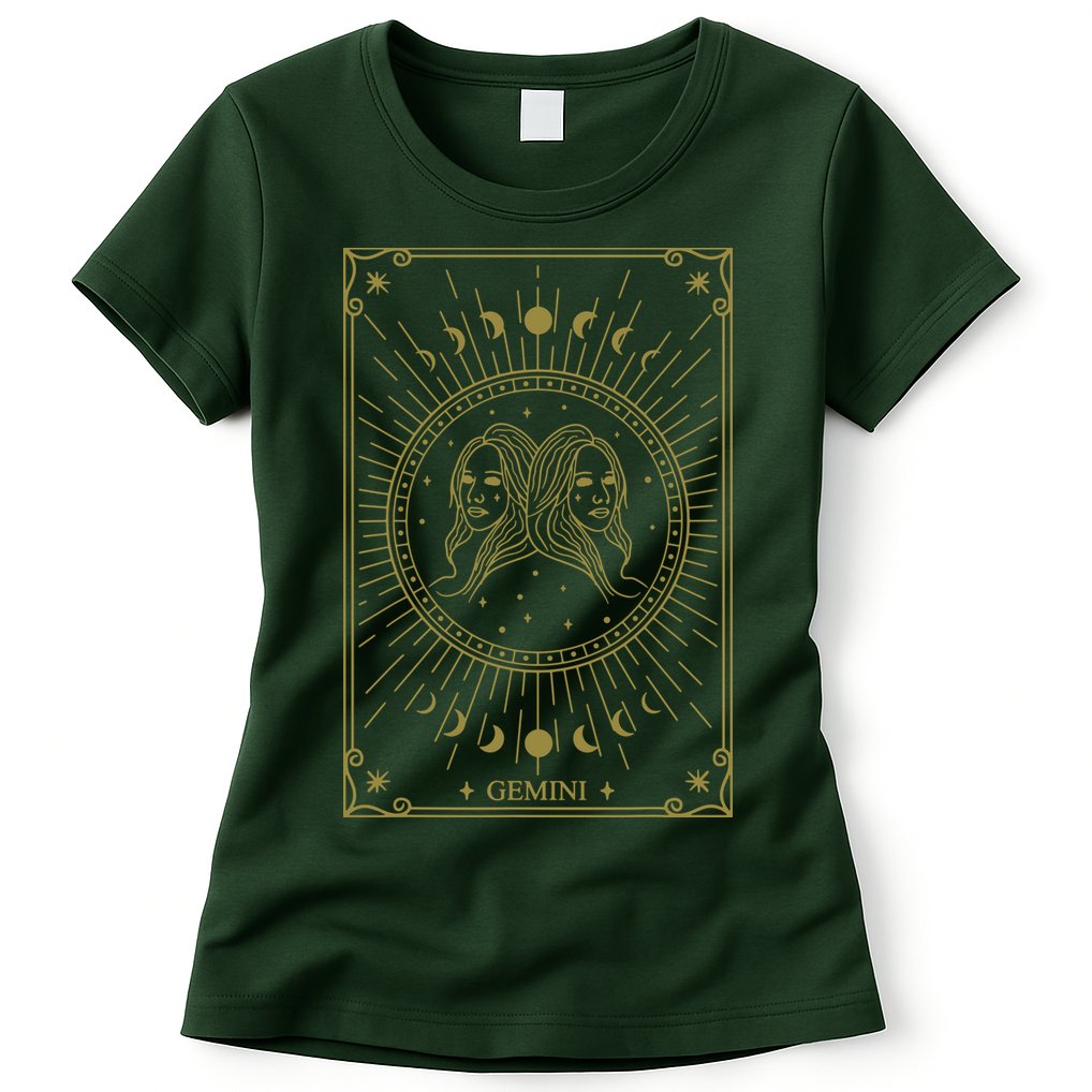 Gemini Horoscope Gemini Art Tee May June Birthday Gemini Womens T-Shirt