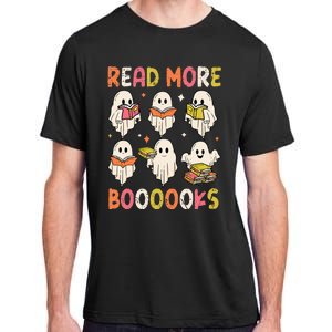 Groovy Halloween Ghost Read More Boooooks Librarian Teacher Adult ChromaSoft Performance T-Shirt