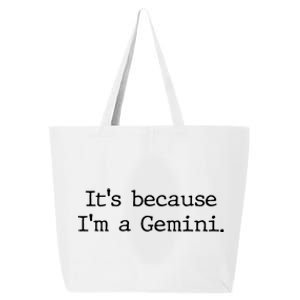 Gemini Horoscope Gift Women Girl Men Zodiac Sign Astrology 25L Jumbo Tote