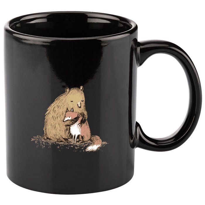 Grizzly Hugs 11oz C Handle Ceramic Mug