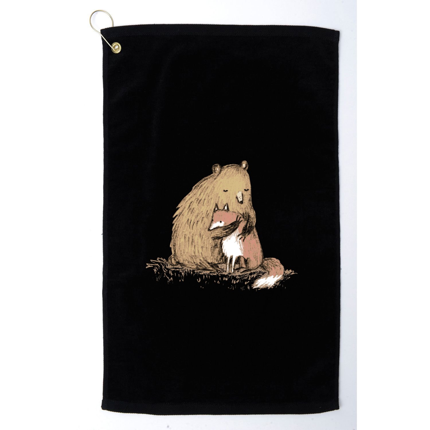 Grizzly Hugs Golf Towel
