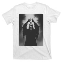 Ghost Heart Hands Scary Face Horror Poster Halloween T-Shirt