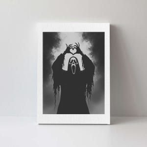 Ghost Heart Hands Scary Face Horror Poster Halloween Canvas