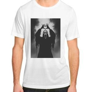 Ghost Heart Hands Scary Face Horror Poster Halloween Adult ChromaSoft Performance T-Shirt