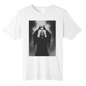 Ghost Heart Hands Scary Face Horror Poster Halloween Tall Fusion ChromaSoft Performance T-Shirt