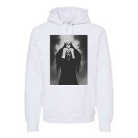 Ghost Heart Hands Scary Face Horror Poster Halloween Premium Hoodie