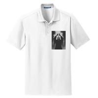 Ghost Heart Hands Scary Face Horror Poster Halloween Dry Zone Grid Polo