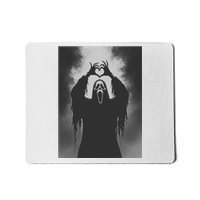 Ghost Heart Hands Scary Face Horror Poster Halloween Mousepad