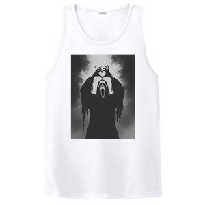 Ghost Heart Hands Scary Face Horror Poster Halloween PosiCharge Competitor Tank