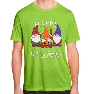 Gnomes Happy Halloween Couples Gift Adult ChromaSoft Performance T-Shirt