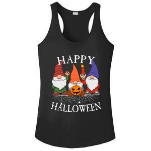 Gnomes Happy Halloween Couples Gift Ladies PosiCharge Competitor Racerback Tank